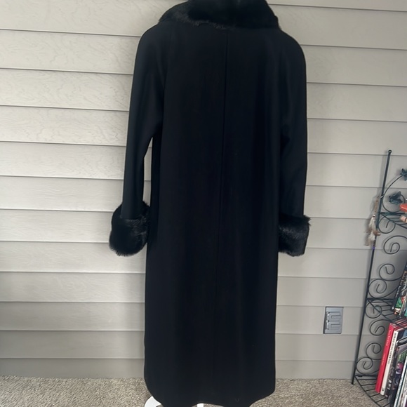 Vintage Long wool  oversized winter coat - Picture 5 of 12